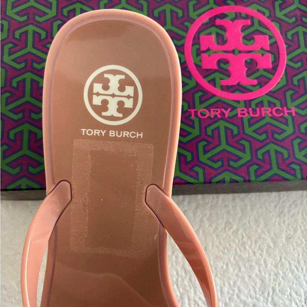 Tory Burch Studded Jelly Flip Flops NWT